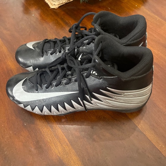 Nike Alpha Menace Varsity Mid Football Cleats Black 880137 001 Size 10 New Box - Picture 5 of 6